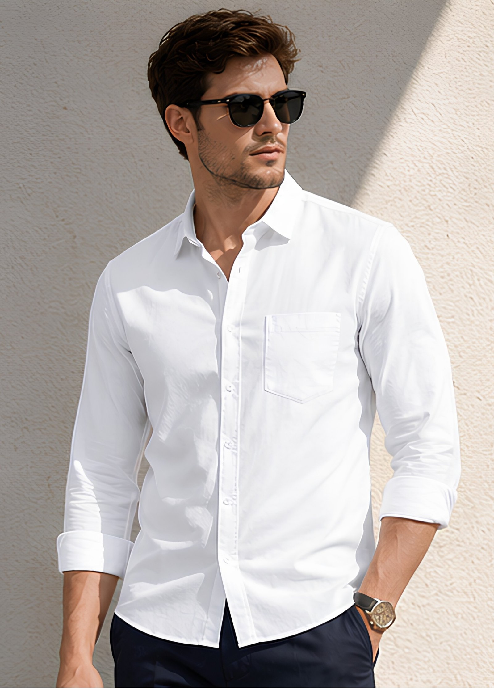 Cotton Shirt White