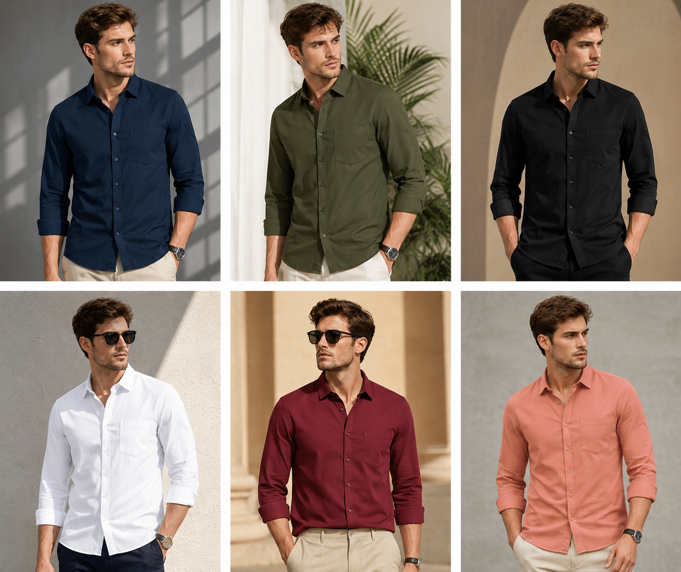 Cotton Shirt Maroon