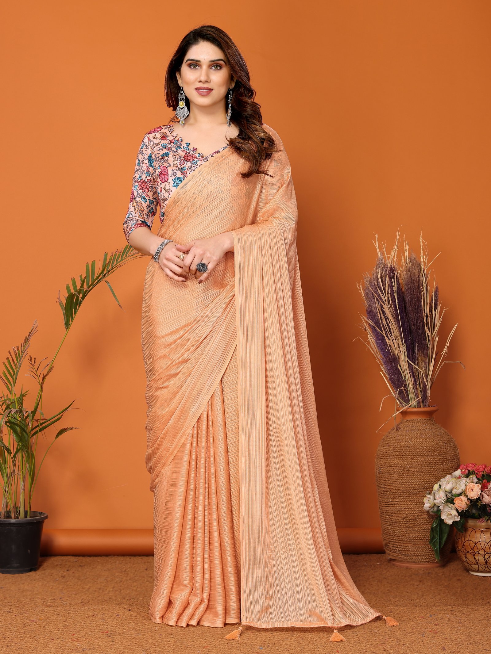 KALAMKARI-ORANGE