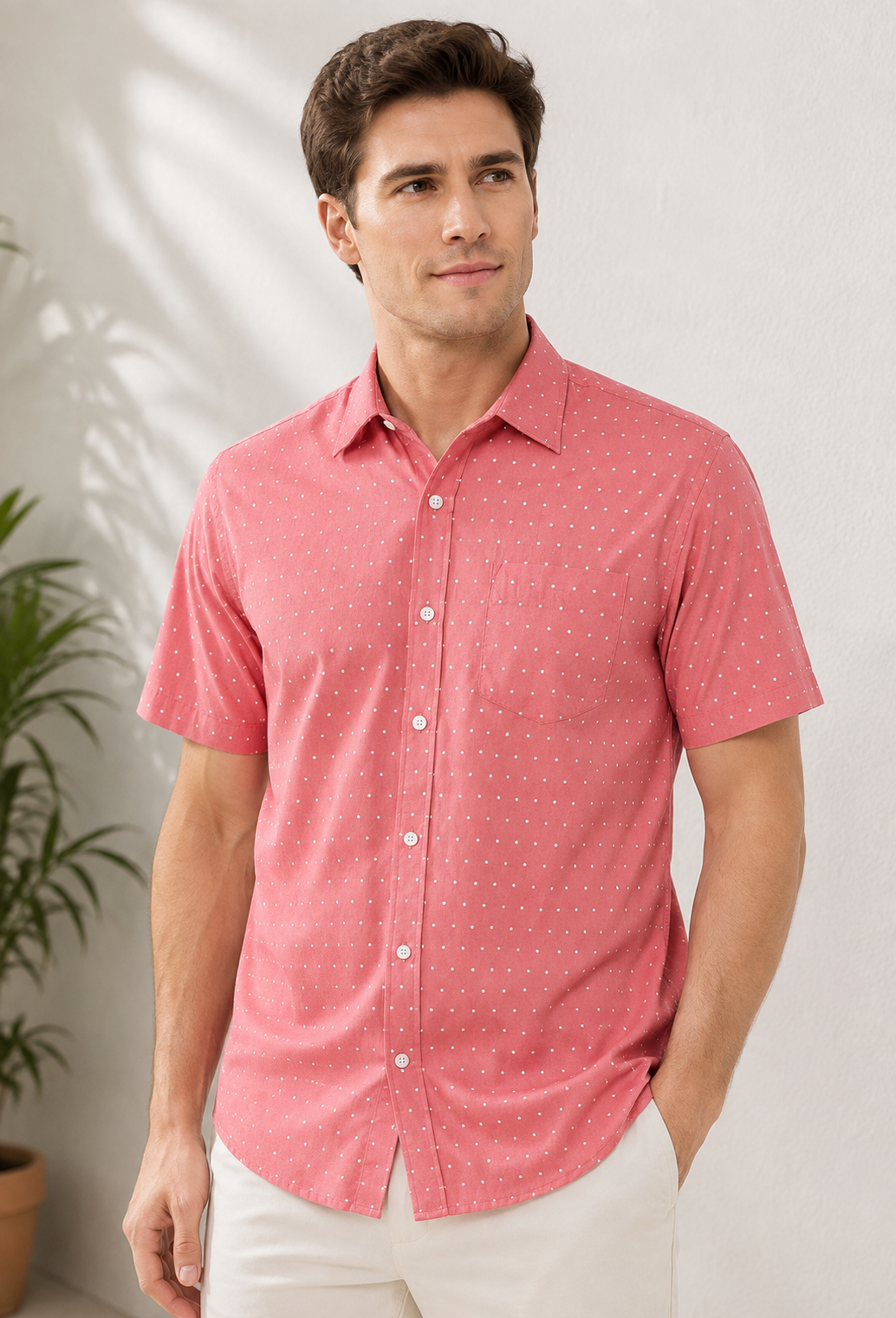 Men's Printed Half Sleeve Shirt