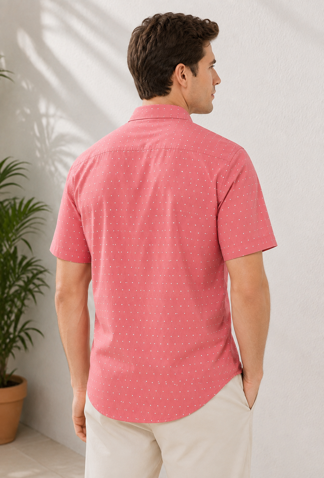 Men's Printed Half Sleeve Shirt