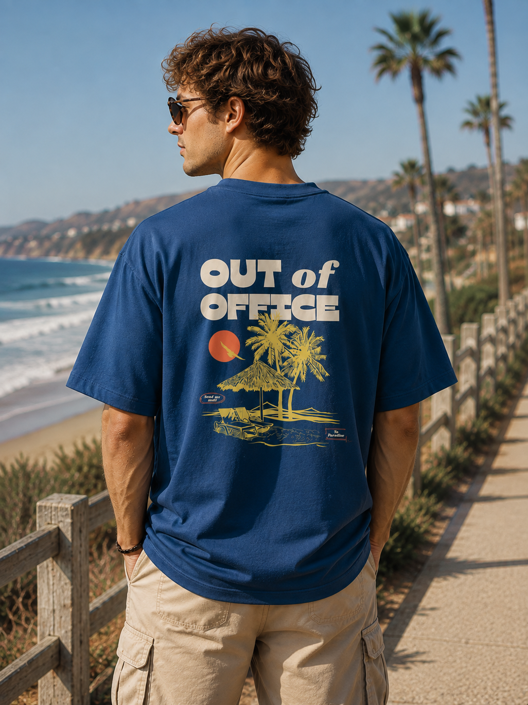 Cotton T-Shirt Navy